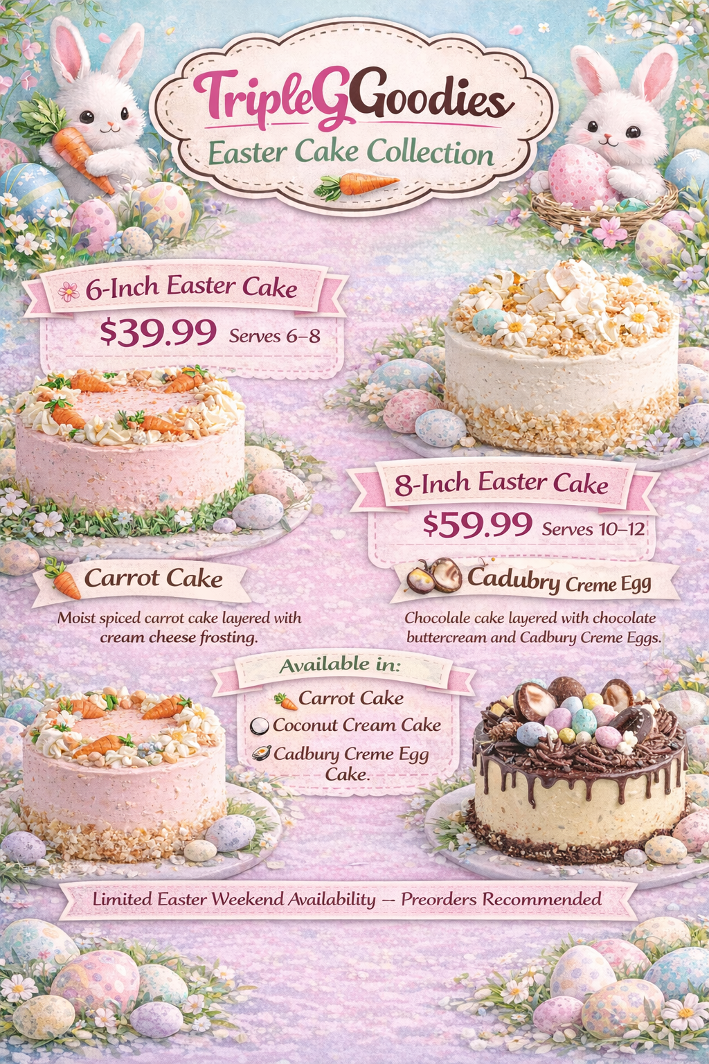Easter Cake Collection:.